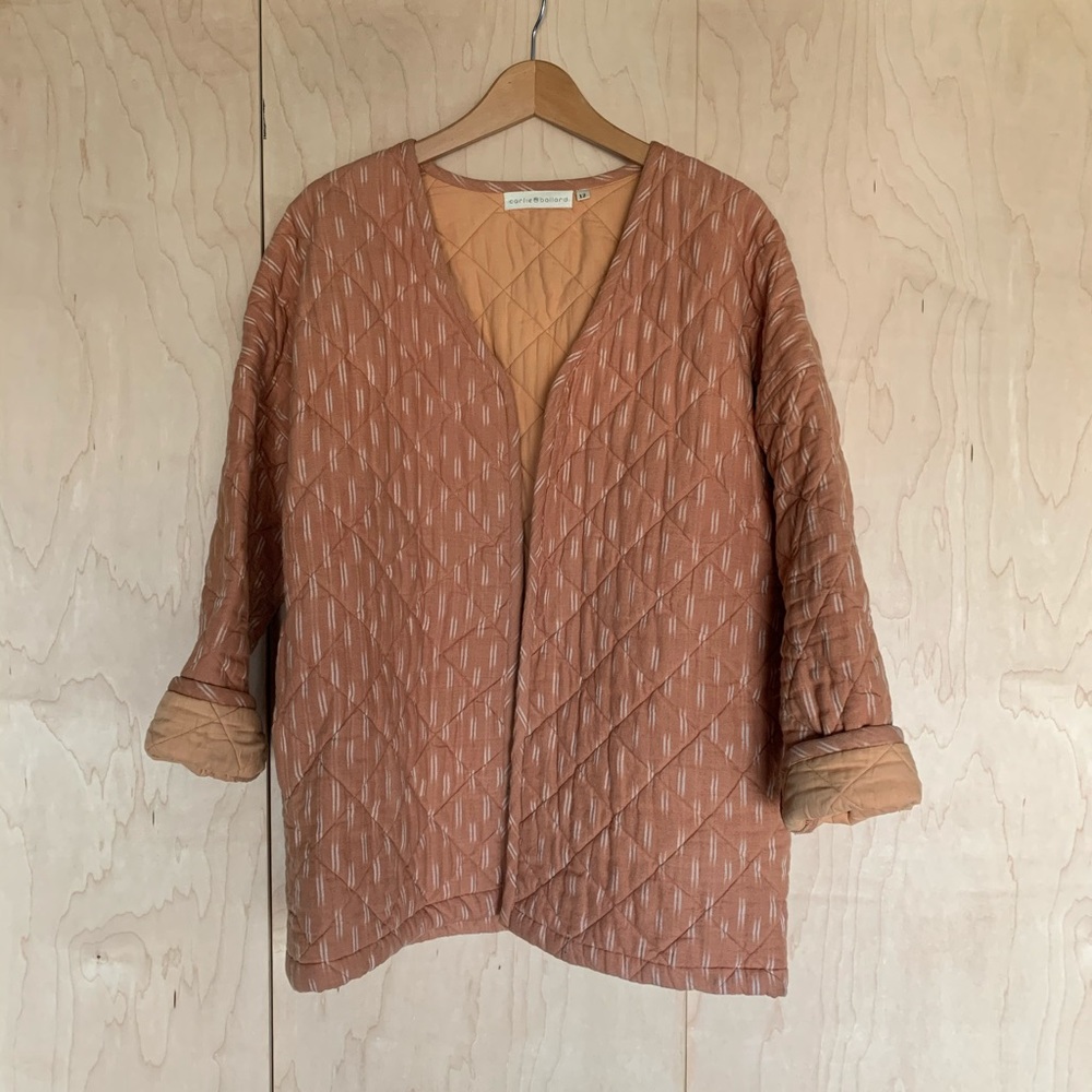 Carlie Ballard cotton quilted jacket.